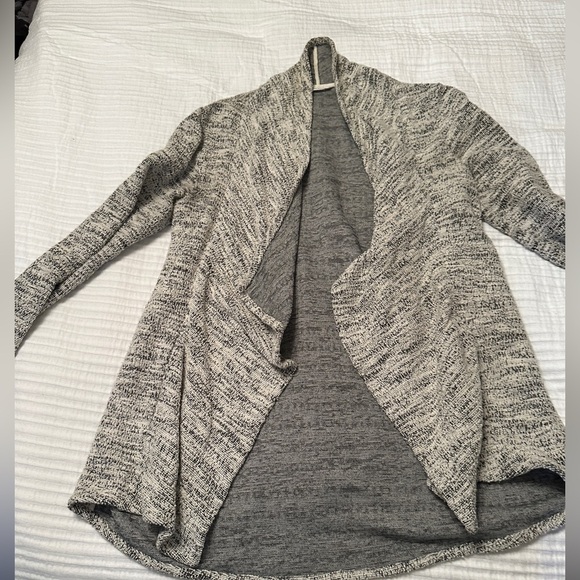 Club Monaco Marled Waterfall Front Cardigan - Size M - Picture 4 of 7